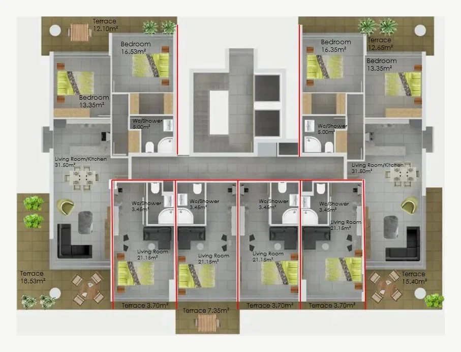 Type F · Abelia Residence