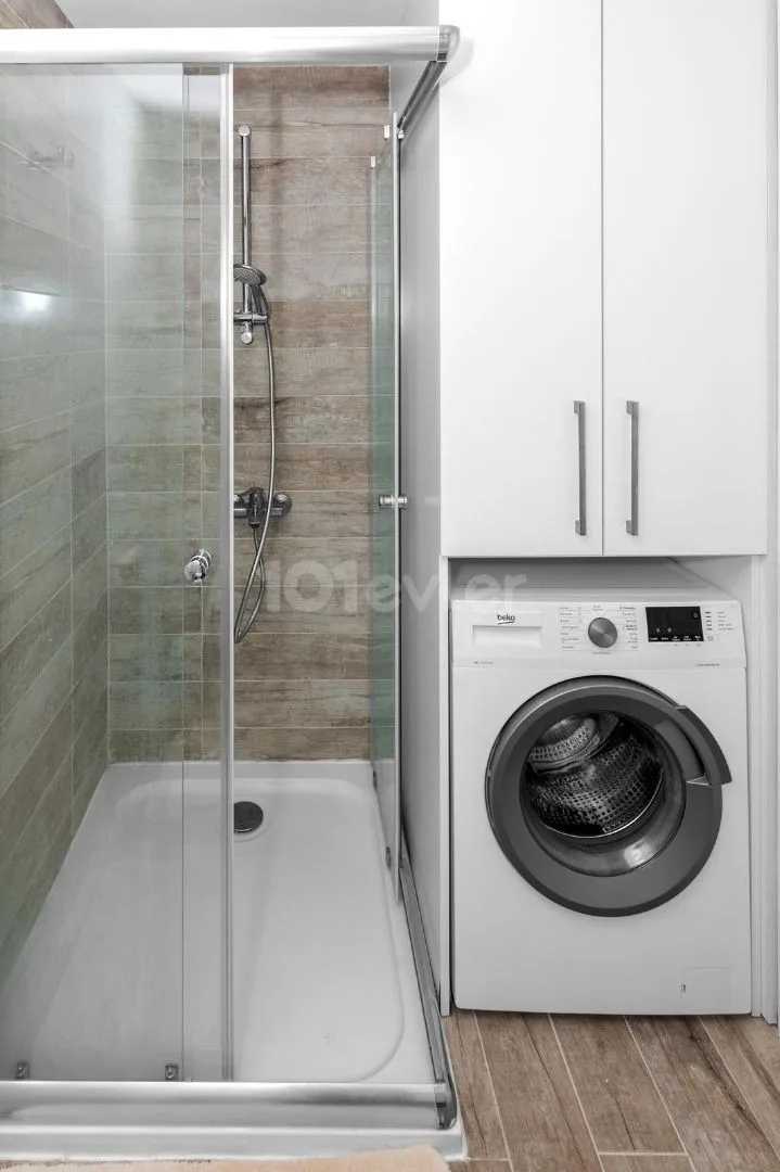 Interior photograph of the Abelia Residence studio, view 11